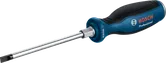 人間工学に基づいたハンドルを備えたBoschのマイナスドライバー。