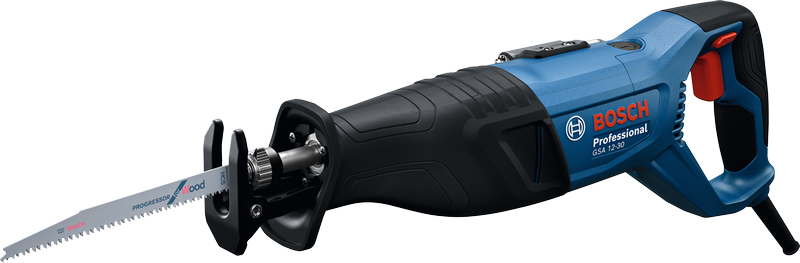 木材を切断するためのBosch GSA 12-30 レシプロソー。.