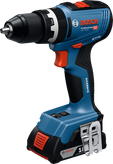 キックバックコントロールを備えたBosch GSB 18V-65 コードレスインパクトドリル。.
