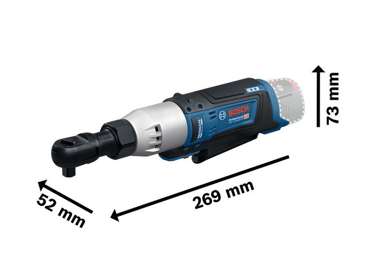 Bosch GRC 12V-60 3/8 SN コードレスラチェットレンチ。.