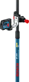 レーザーレベルツールを備えたBosch BT 350 伸縮ポール。