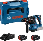 Bosch GBH 18V-22 X バッテリー付きロータリーハンマーセット。