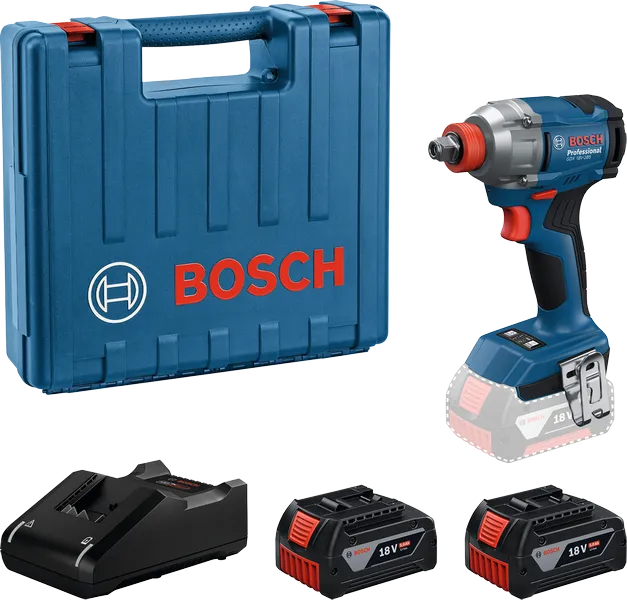 Bosch GDX 18V-285 インパクトドライバーキット（バッテリー付き）。