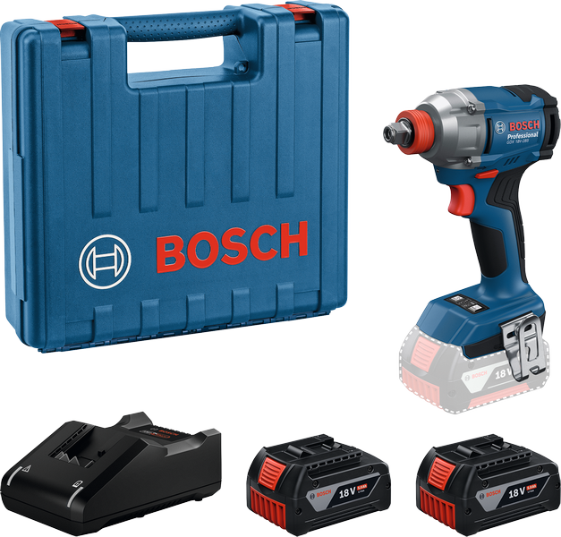 Bosch GDX 18V-285 インパクトドライバーキット（バッテリー付き）。.