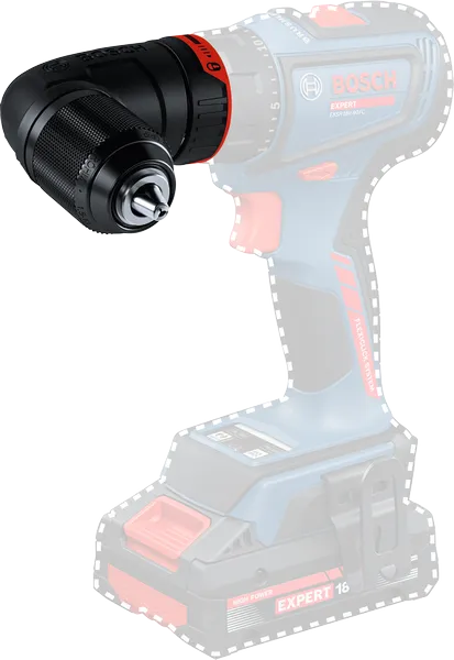 コードレスドリル用のBosch GFA 18-WM FlexiClickアダプター。