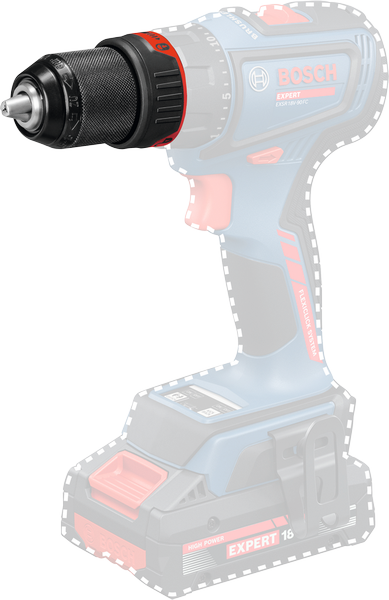 コードレス ドリル用のBosch GFA 18-M FlexiClick アダプター。