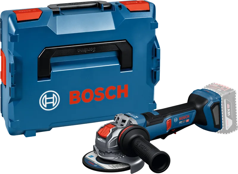 Bosch GWX18V-11PS コードレスアングルグラインダー（ケース付き）。.