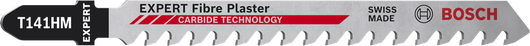 EXPERT Fibre Plaster T141HM ジグソーブレード Bosch EXPERT Fiber Plaster T141HM ジグソーブレード(炭化歯付き)。.