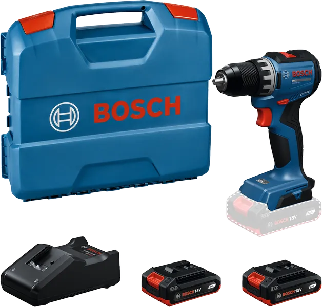 Bosch GSR18V-52 コードレスドリルキット（ケースとバッテリー付き）