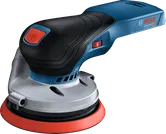 BoschGEX 18V-125 コードレスランダムオービットサンダー。