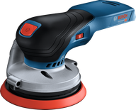 Bosch GEX 18V-125 コードレスランダムオービットサンダーセット。