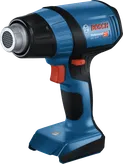 BoschGHG 18V-50 コードレスヒートガン、2段階の温度調節機能付き。