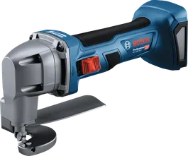 BoschGSC 18V-16 E コードレス金属切断機（鋼材切断用）。