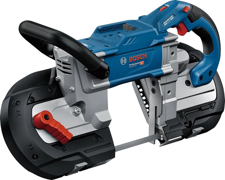 正確な切断を可能にするBosch GCB 18V-127 コードレス バンドソー。
