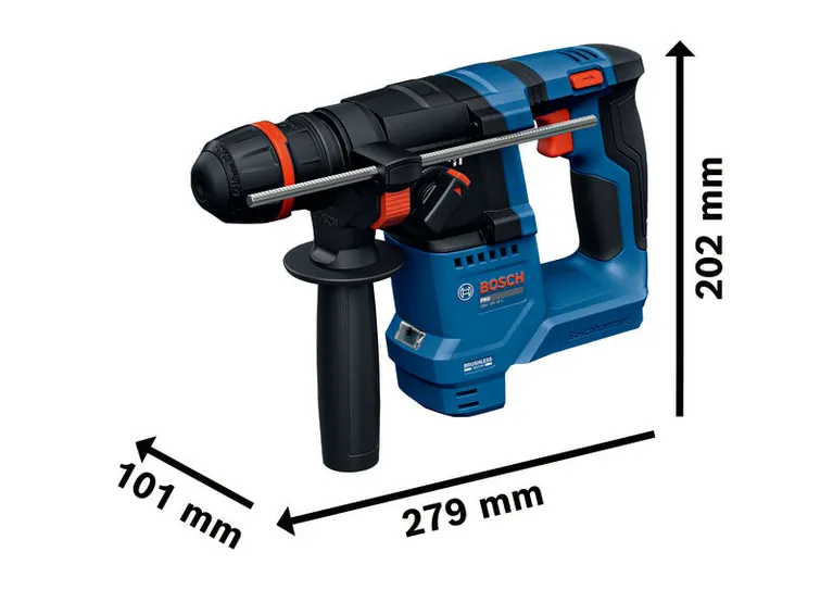 BoschGBH 18V-18 X コードレス回転ハンマー（ONECHUCK搭載）。