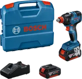 Bosch GDX 18V-200 コードレスインパクトドライバーセット。