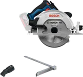 木材切断用のBoschGKS18V-68-2 丸鋸。