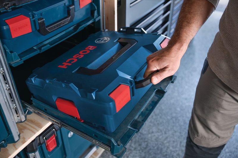 BoschL-BOXX コントラクターラック2 キャリングケースシステム。