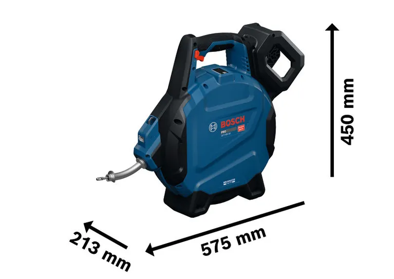 Boschホースリール GFT18V-30。コンパクトで持ち運びやすい。