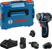 BoschGSR 10.8V-32 FC コードレスドリルセット（ケース付き）。
