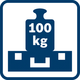 高い耐久性 最大荷重は100kg。各BOXXの中に最大25kgまで物を入れることが可能。