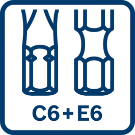 1/4”Hex六角ビットC6、E6に対応 