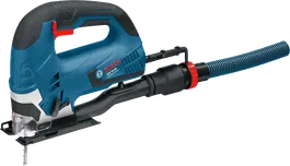 Bosch GST 90 BE ジグソー（集塵アタッチメント付き）.