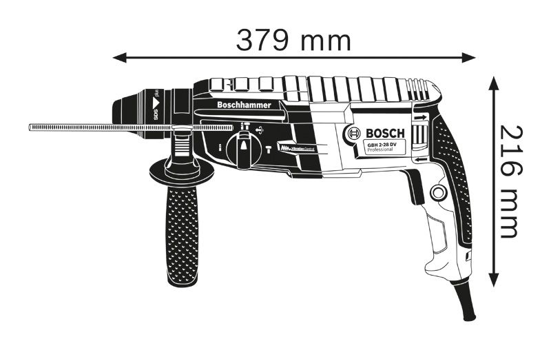 その他 BOSCH GBH 2-28DV GBH 2-28 DV Rotary Hammer with SDS plus | Bosch Professional