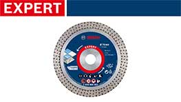 青いボッシュプロフェッショナルのダイヤモンドディスクが表示されています。