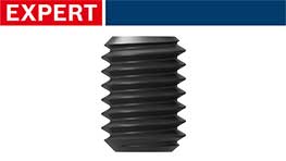 黒いボルトが白い背景にあり、上部に「EXPERT」のロゴがある。