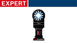 黒いボッシュプロフェッショナルの工具、青い先端が特徴。