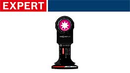 黒いボッシュエキスパート工具が白い背景に置かれています。