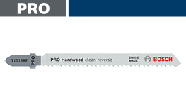 ボッシュプロフェッショナルのハードウッド用ノコギリブレードが表示されている。