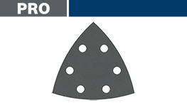 ボッシュプロフェッショナルの三角形のサンディングパッド、灰色。