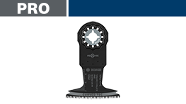 黒いボッシュプロフェッショナルの工具が白い背景に置かれています。