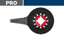 黒いボッシュプロフェッショナル工具のアダプター、赤い中央部。