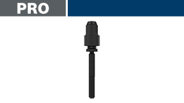 黒いボッシュのプロ用工具が白い背景に置かれています。