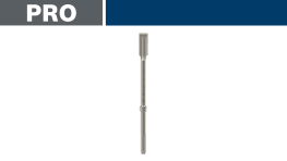 銀色のボッシュプロフェッショナル工具が白い背景に立っている。