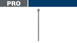 ボッシュプロフェッショナルの金属製工具が白い背景に立っている。