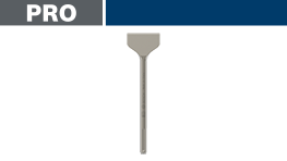 ボッシュプロフェッショナルの金属製スプーンが白い背景に置かれています。