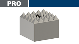 ボッシュプロフェッショナルの銀色の工具が、トゲのような形状で配置されている。