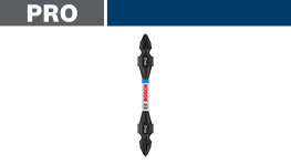 黒いボッシュプロフェッショナル工具が白い背景に配置されている。