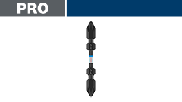 黒いボッシュプロフェッショナル工具が白い背景に配置されています。