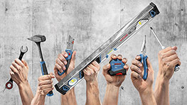 ボッシュオリジナルのプロ用ハンドツール